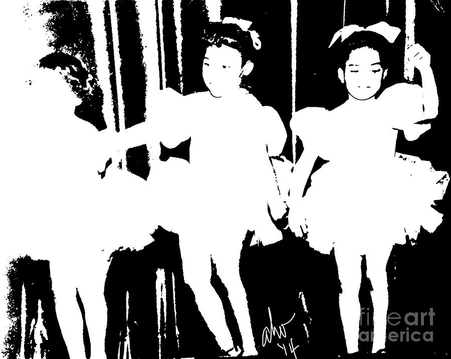 Little Ballerinas Digital Art by Angela L Walker