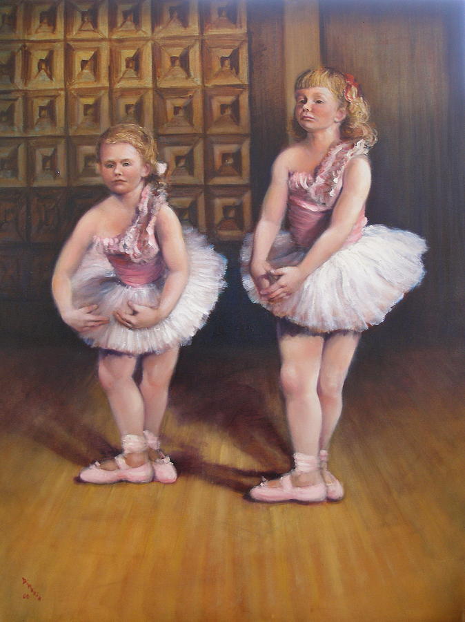 Little Ballerinas  Painting by Donelli  DiMaria