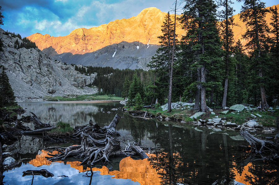 Little Bear Peak and Lake Como Photograph by Aaron Spong