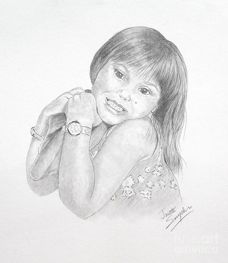 Little Bella Drawing by Joette Snyder