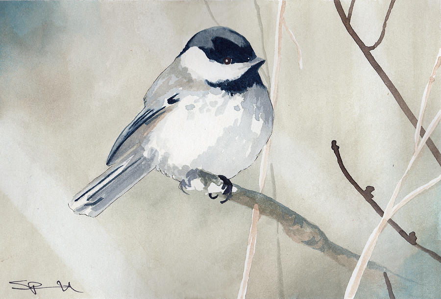 Little Bird Painting by Sean Parnell