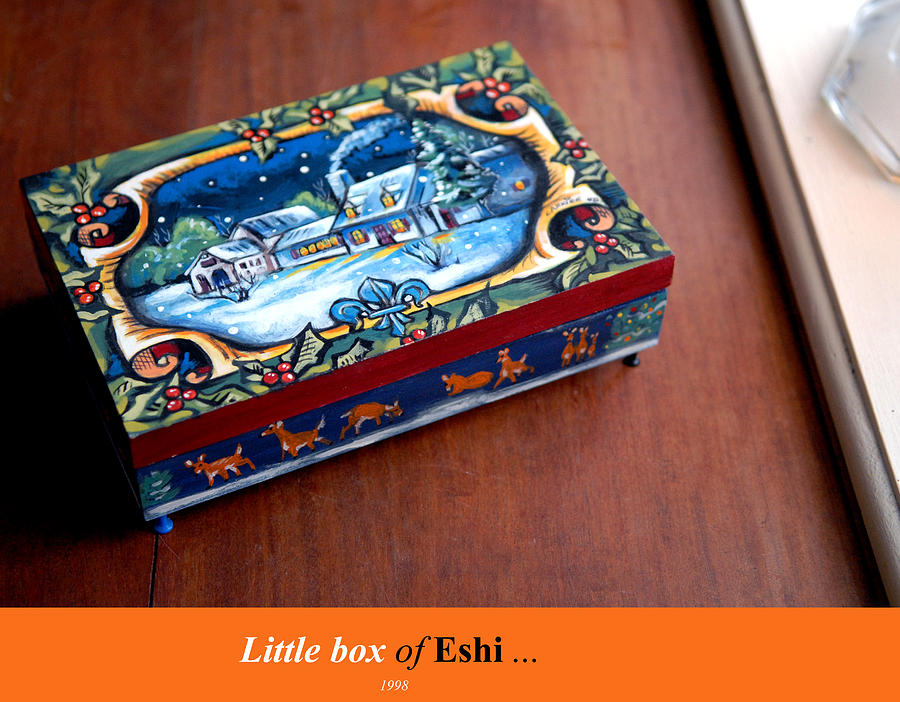 little box of Eshi  Mixed Media by Gino Carrier