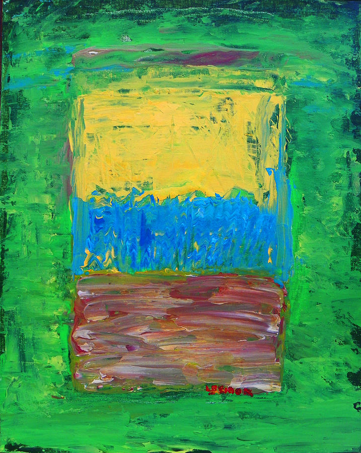 Abstract Painting - Little Boxes by Lenore Senior