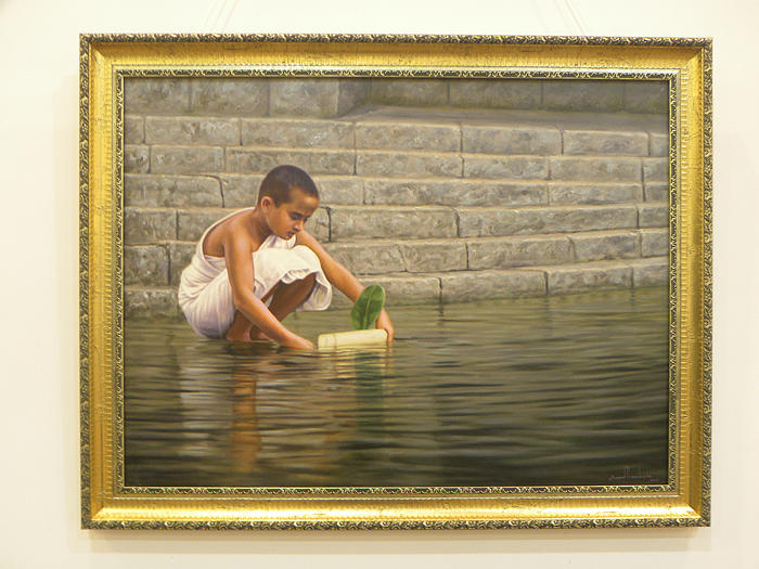 Little Boy Painting - Little Boy by Mrinal Karlekar