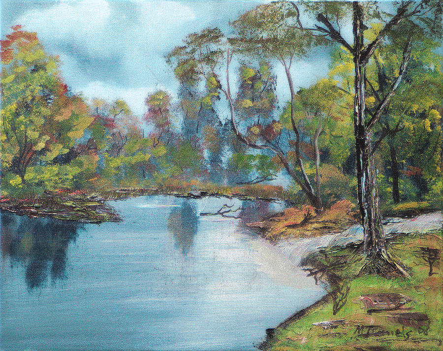 Little Brook Painting by Michael Daniels