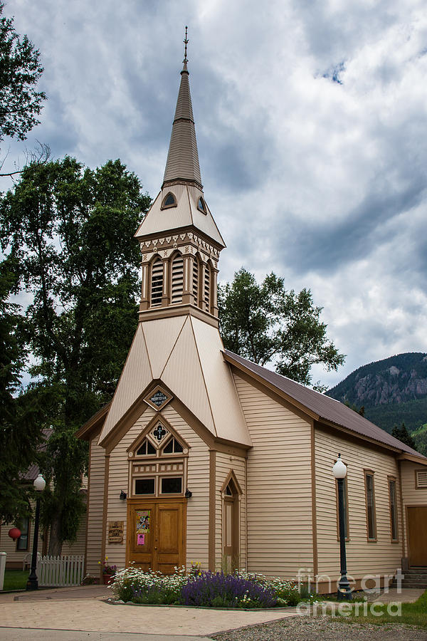 Little Brown Church Photograph by Jim McCain