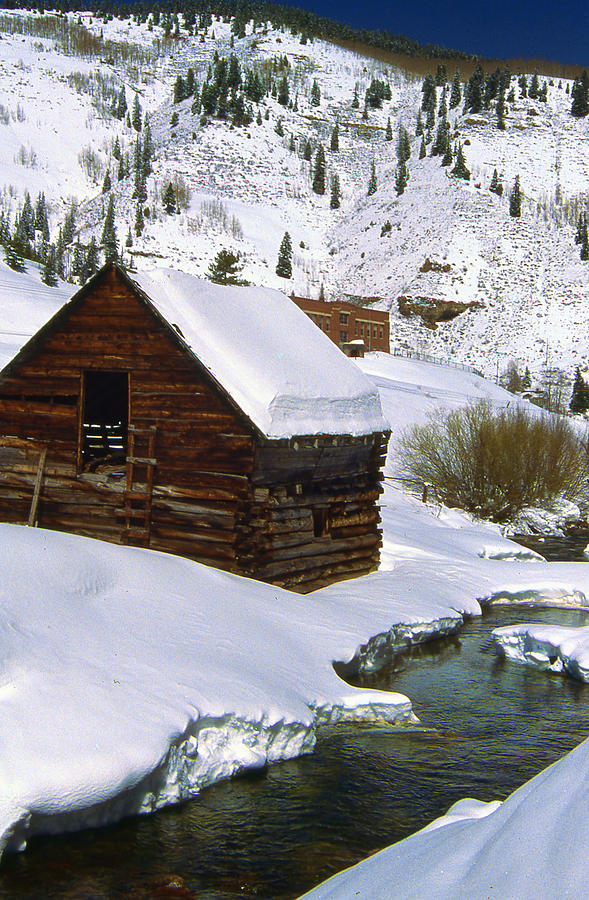 Little Cabin in Winter Photograph by Cathy Anderson