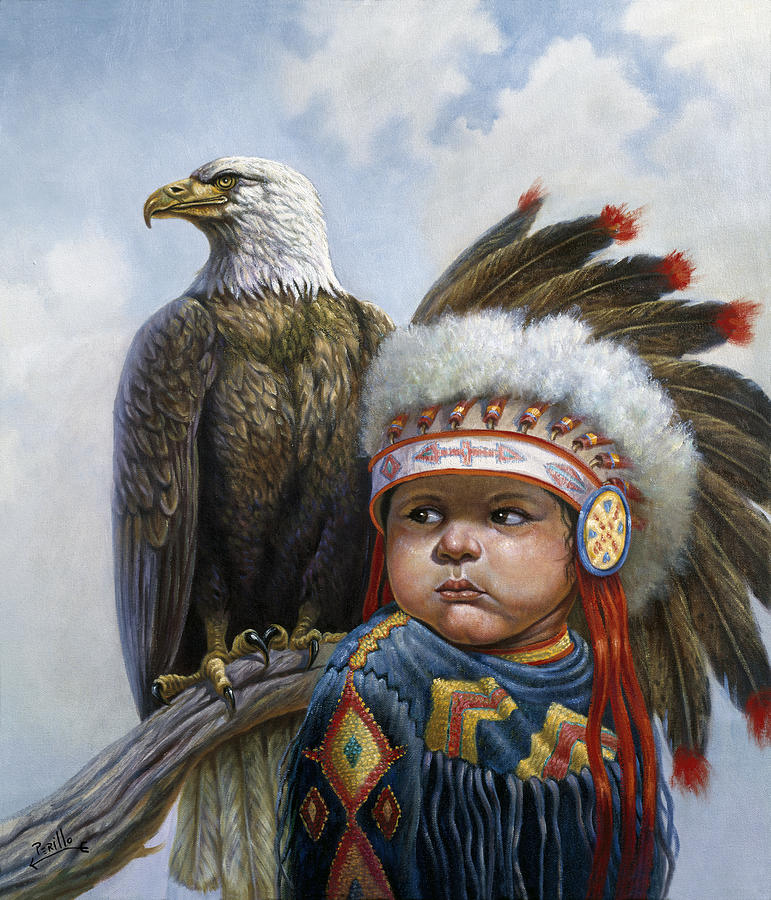 Nature Painting - Little Chief by Gregory Perillo