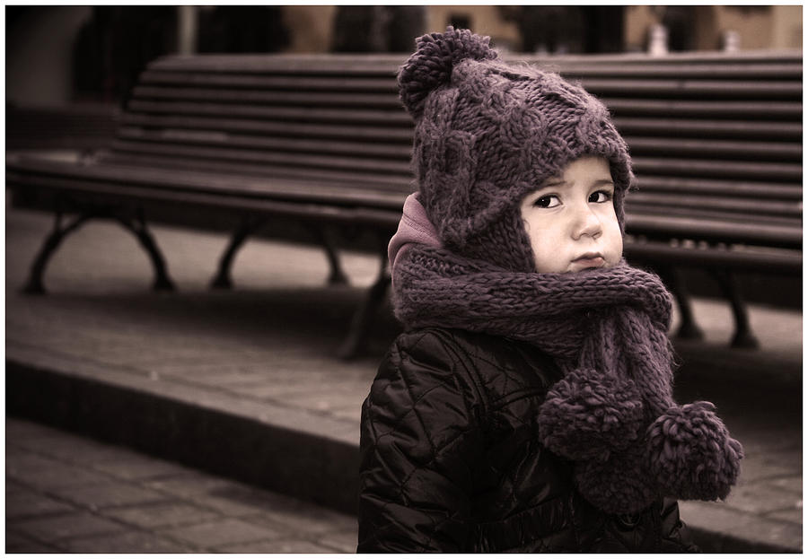 Little Child Photograph by Florentina Maria Popescu