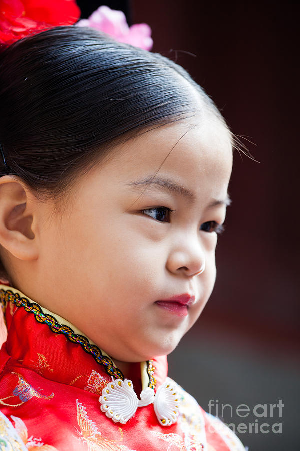 Little chinese princess Photograph by Matteo Colombo