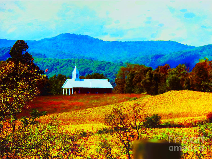 Little Church In The Mountains Of Wv Photograph