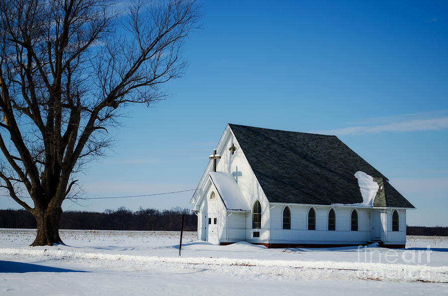 Little Church On The Prairie Photograph by Luther Fine Art