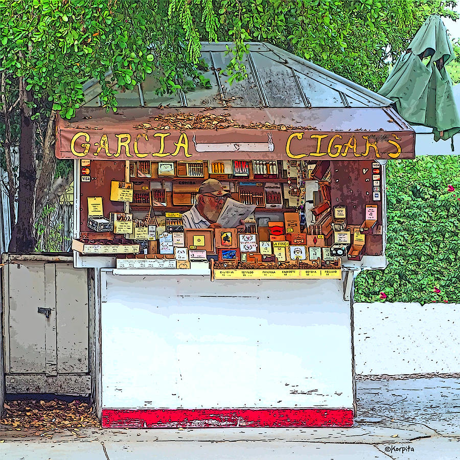 Little Cigar Shop Key West Photograph by Rebecca Korpita