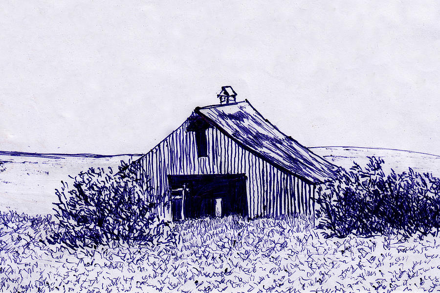 Little Cottage Drawing by Vysakh Chandran