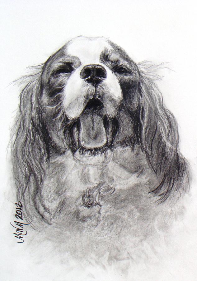 Little Dog Big Name Drawing by Michelle Wolff - Fine Art America