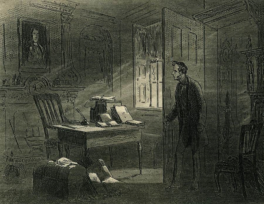 Little Dorrit The Room With The Portrait Drawing by English School ...