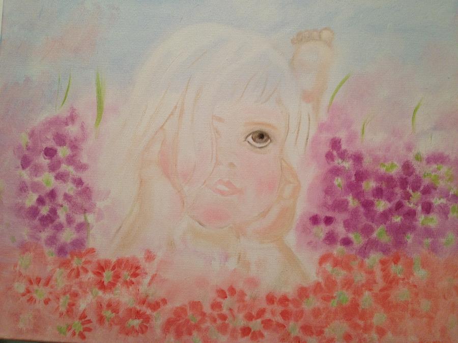 Little Dreamer Painting by Brindha Naveen