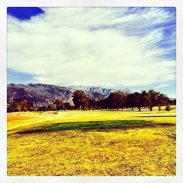 Golf Photograph - Little Dry At #soulepark #golf #ojai by Tristan Thames
