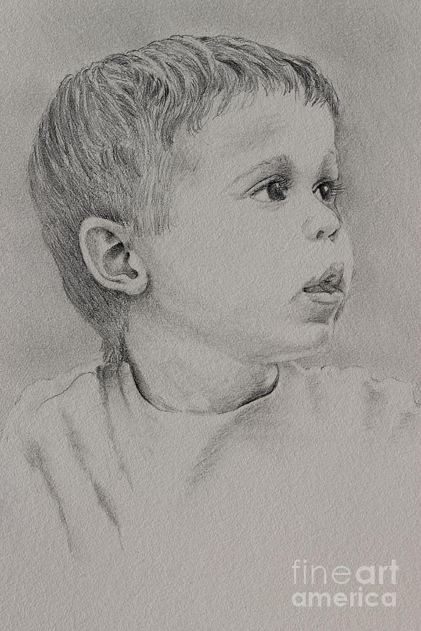 Little Dude Drawing by Robert D McBain