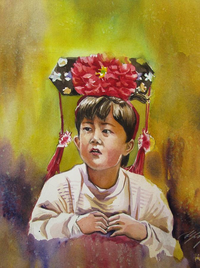 Little Empress Painting by Alfred Ng