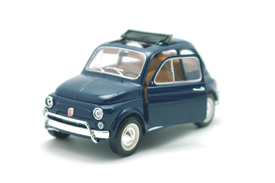 Little Fiat 500 Car Toy Photograph by Binabina