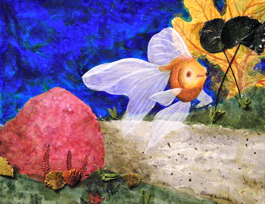 Little Fish Big Pond Painting by Terry Honstead