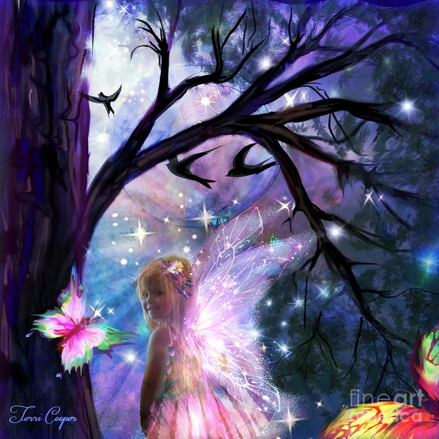 Little Forrest Fairy Digital Art by Terri Jarandson | Fine Art America