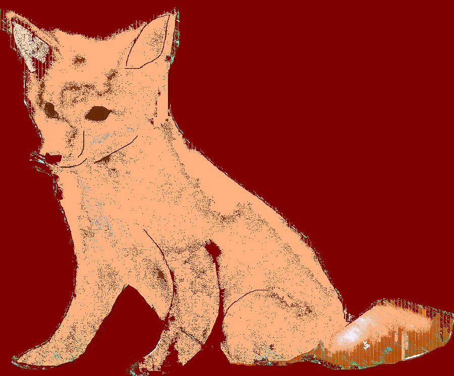 Lost Little Fox  Digital Art by Stacie Siemsen