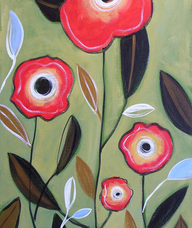Little Garden Painting by Amy Giacomelli