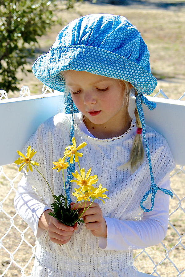 Little Girl Blue  Photograph by Suzanne Oesterling