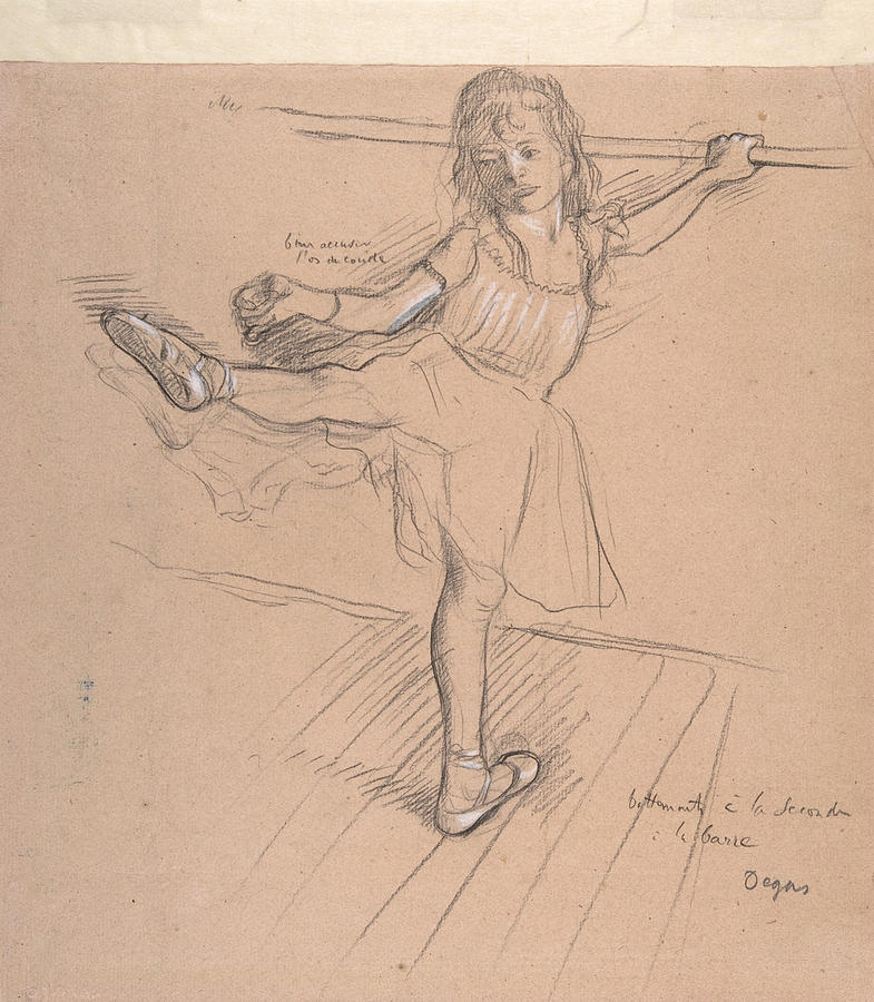 degas line drawings