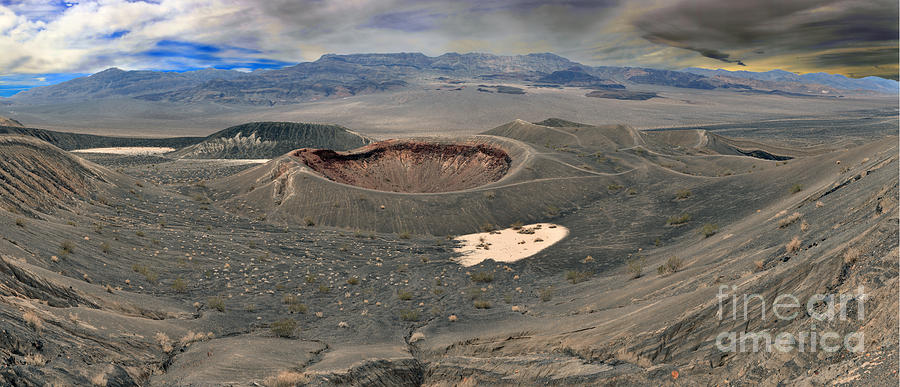 Little Hebe Crater Afternoon Panorama Photograph by Adam Jewell