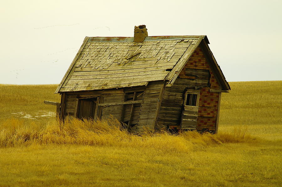 Little House On The Big Prairie Photograph by Jeff Swan