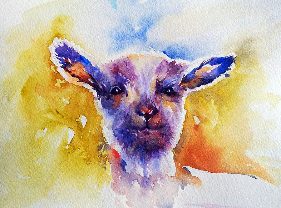 Little Lamb Painting by Arti Chauhan