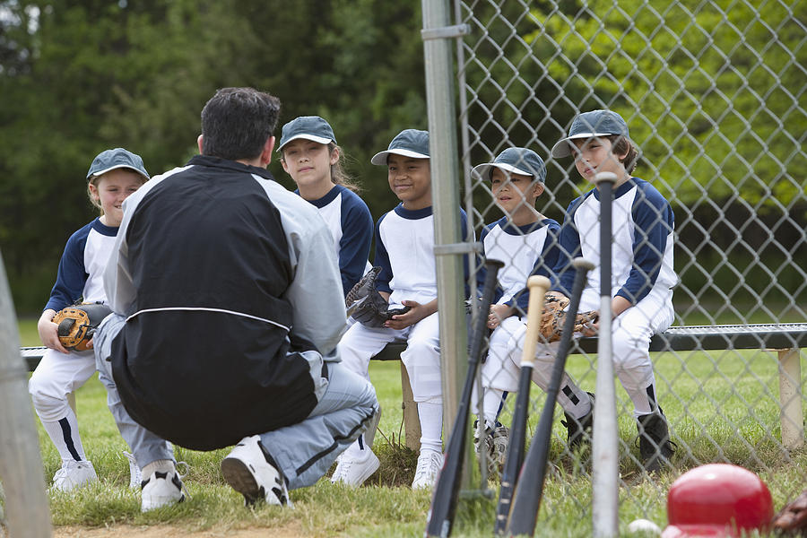 Little League Team Playing Ball Photograph by Comstock Images
