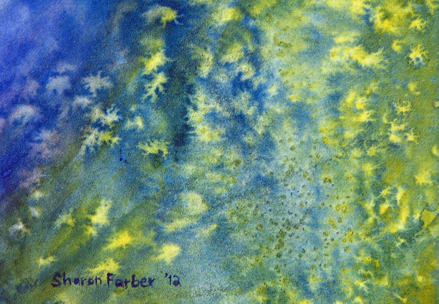 Inspirational Painting - Little Leaves by Sharon Farber