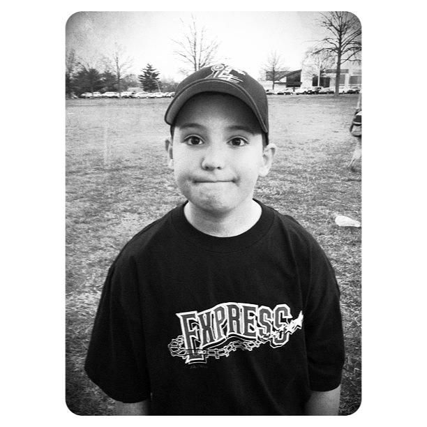 Baseball Photograph - Little Mans First Scrimmage Today by Marcus Friedhofer