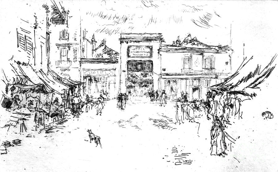 Little Market Place 1860 Photograph by Padre Art