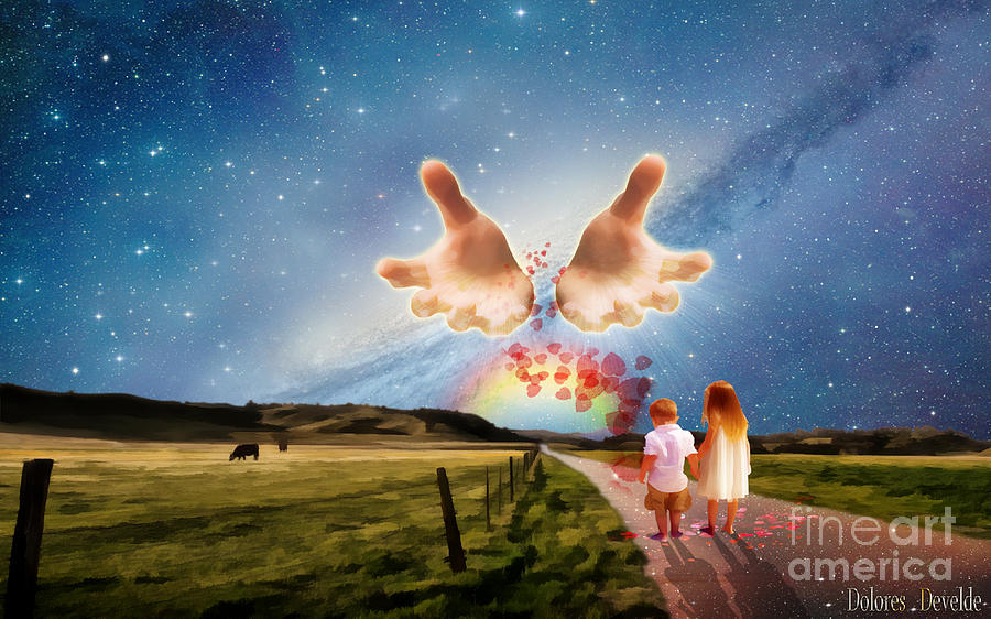 Little ones come as you are Digital Art by Dolores Develde