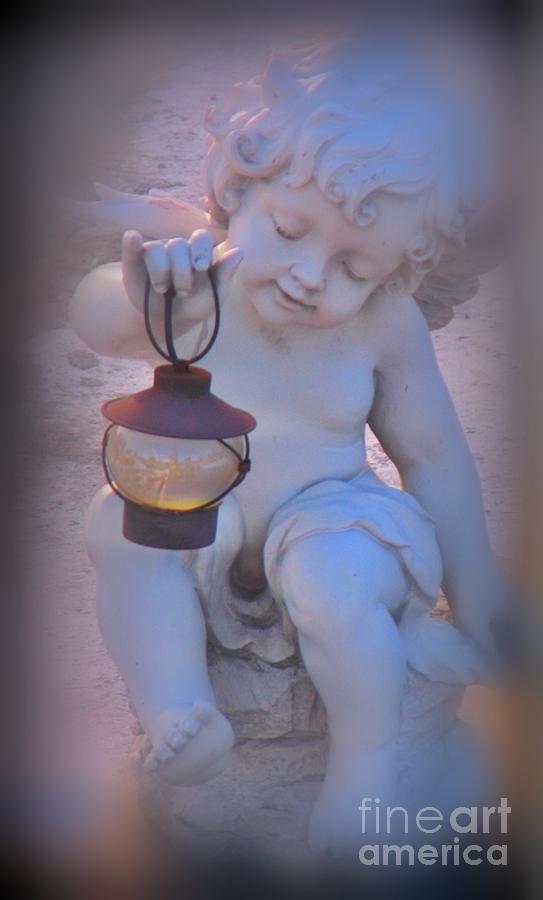 Angel Photograph - Little Ones Light the Way by John Malone