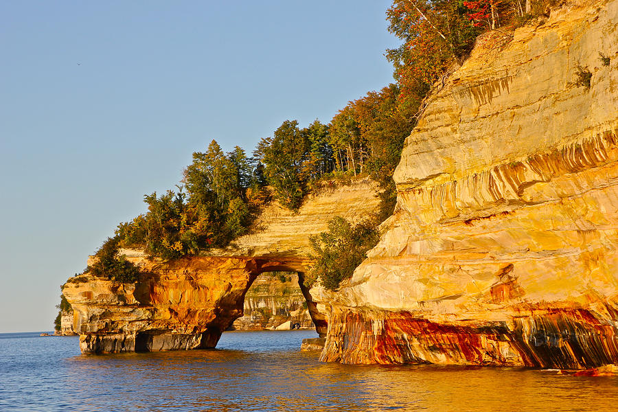 Little Portal Point Pictured Rocks Photograph by Jon Reddin Photography ...