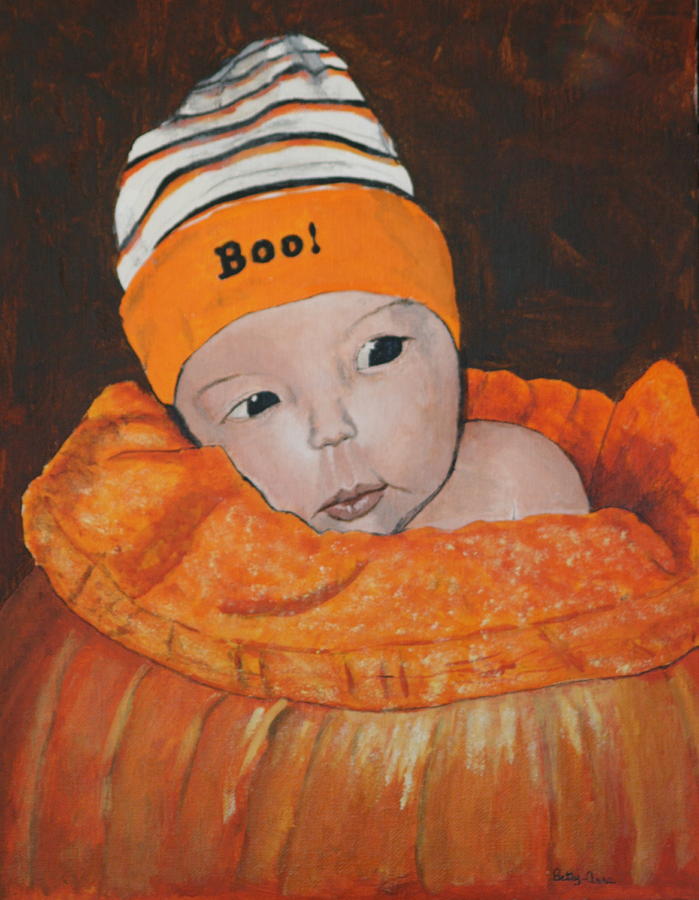 Little Pumpkin Painting by Betty-Anne McDonald