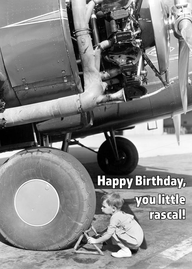 Little Rascal Birthday Greeting Card Photograph by Communique Cards