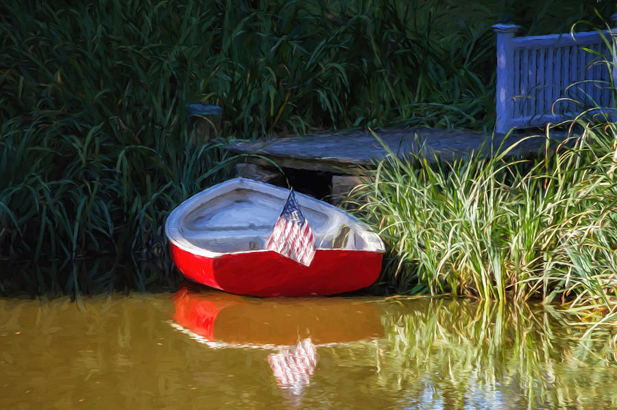 Little Red Boat Photograph by Marzena Grabczynska Lorenc