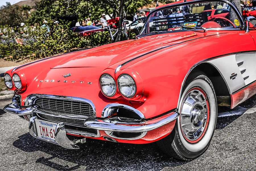 Little Red Corvette Photograph by Chris Smith