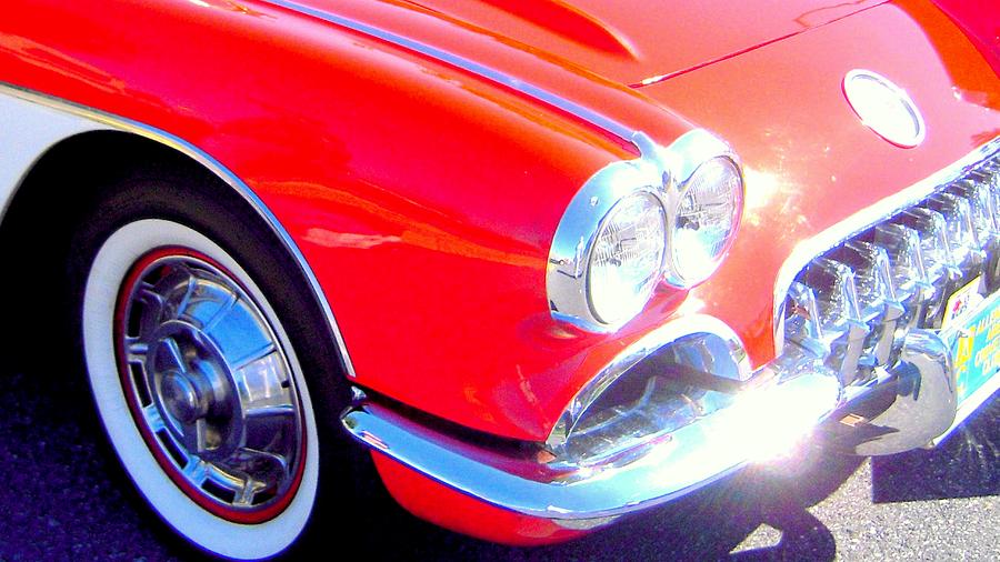Little Red Corvette Photograph by Don Struke