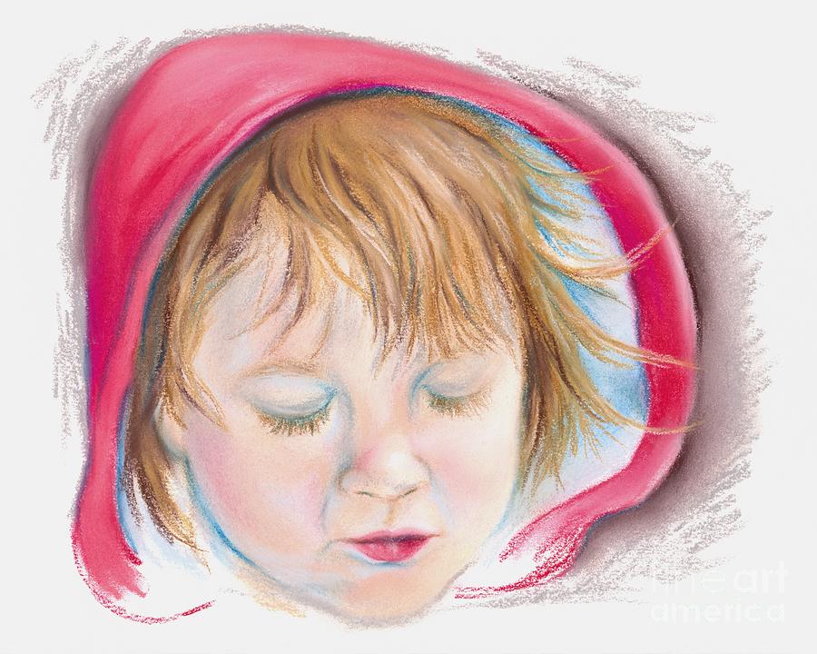 Portrait Pastel - Little Red by MM Anderson
