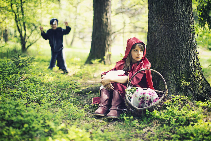 Little Red Riding Hood resting Photograph by Imgorthand