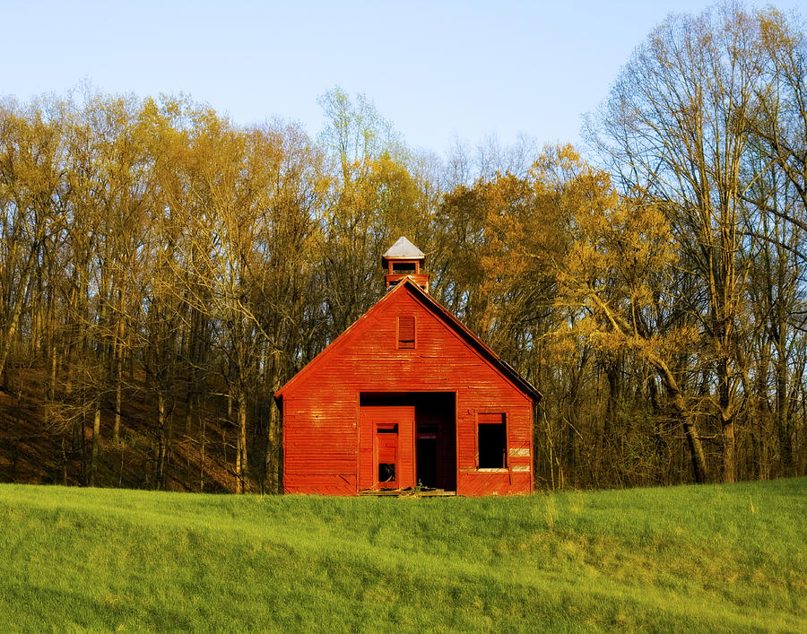Little Red Schoolhouse Photograph by Denise Beverly