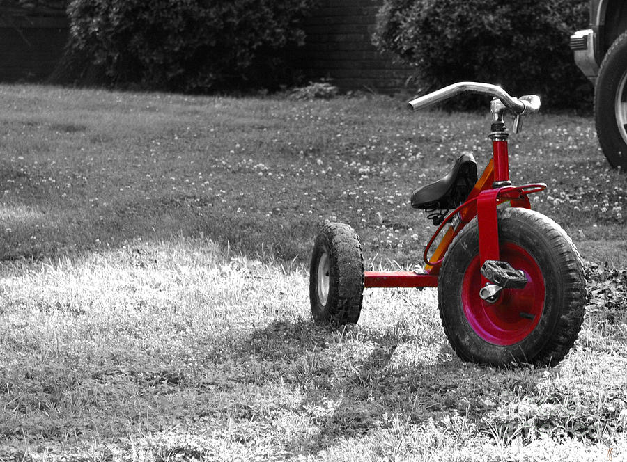 Little Red Trike Photograph by Jai Johnson